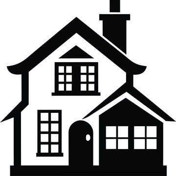 recommend clip art: house silhouette vector design Clean and Elegant