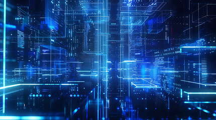Fototapeta premium abstract technology background
