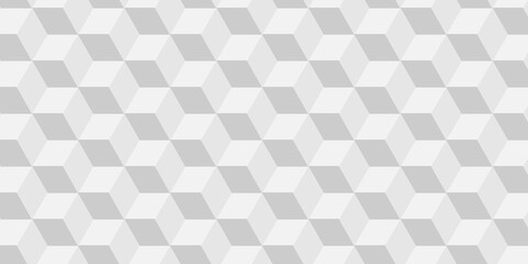Minimal cubes geometric tile and mosaic wall grid backdrop hexagon technology wallpaper background. White and gray block cube structure backdrop grid triangle texture vintage design.