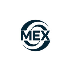 MEX logo. M E X design. White MEX letter. MEX, M E X letter logo design. M E X letter logo design in FIVE, FOUR, THREE, style. letter logo set in one artboard. M E X letter logo vector design.