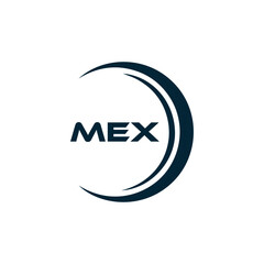 MEX logo. M E X design. White MEX letter. MEX, M E X letter logo design. M E X letter logo design in FIVE, FOUR, THREE, style. letter logo set in one artboard. M E X letter logo vector design.