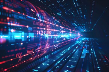 Fototapeta premium 5G or 6G dot line mobile technology. Wireless data network and connection technology concept. high-speed futuristic background. vector design. 