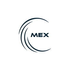 MEX logo. M E X design. White MEX letter. MEX, M E X letter logo design. M E X letter logo design in FIVE, FOUR, THREE, style. letter logo set in one artboard. M E X letter logo vector design.
