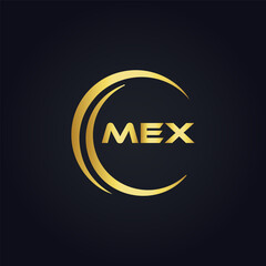 MEX logo. M E X design. White MEX letter. MEX, M E X letter logo design. M E X letter logo design in FIVE, FOUR, THREE, style. letter logo set in one artboard. M E X letter logo vector design.