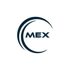 MEX logo. M E X design. White MEX letter. MEX, M E X letter logo design. M E X letter logo design in FIVE, FOUR, THREE, style. letter logo set in one artboard. M E X letter logo vector design.