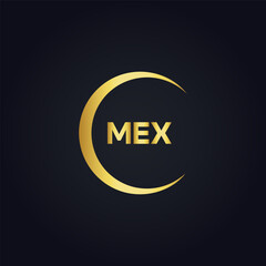 MEX logo. M E X design. White MEX letter. MEX, M E X letter logo design. M E X letter logo design in FIVE, FOUR, THREE, style. letter logo set in one artboard. M E X letter logo vector design.