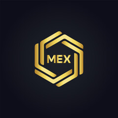 MEX logo. M E X design. White MEX letter. MEX, M E X letter logo design. M E X letter logo design in FIVE, FOUR, THREE, style. letter logo set in one artboard. M E X letter logo vector design.
