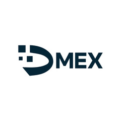 MEX logo. M E X design. White MEX letter. MEX, M E X letter logo design. M E X letter logo design in FIVE, FOUR, THREE, style. letter logo set in one artboard. M E X letter logo vector design.