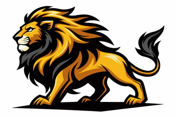 lion logo vector illustration