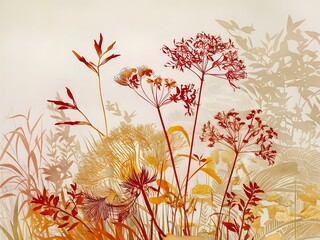 Elegant Botanical Illustration
