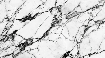 Obraz premium Elegant Minimalistic White Marble Texture Captured with Wide-Angle Lens for Grand and Modern Aesthetic, Perfect Display of Material Sample