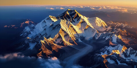 Mount Everest small planet