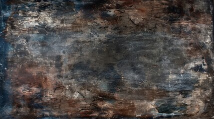 Obraz premium Dark gray background with slight warm glow. Abstract grunge wallpaper background, technology