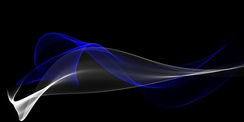 abstract  blue - black smoke background