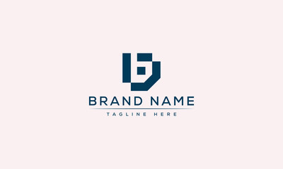 Fototapeta premium Logo design letter B . Elegant modern. Vector template.