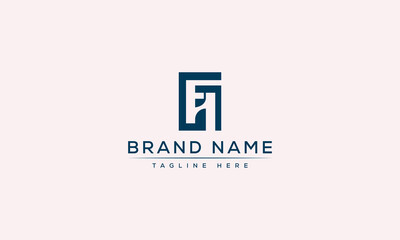 Logo design letter FH . Elegant modern. Vector template.