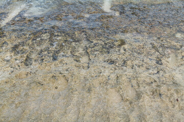 Beachrock is a friable to well-cemented sedimentary rock that consists of a variable mixture of gravel-, sand-, and silt-sized sediment. fragments of coral and shells . Geology of Oahu Hawaii
