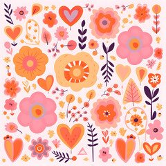 pattern with flowers