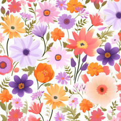 pattern with flowers