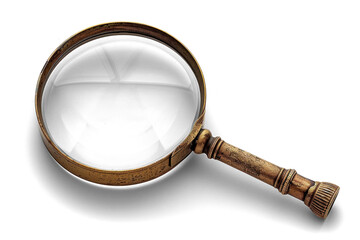 Fototapeta premium Vintage Brass Magnifying Glass
