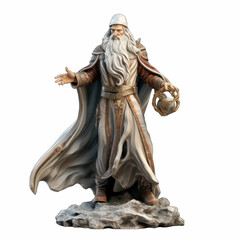 Obraz premium aidesigner0978 Divine Render Wizard on white background