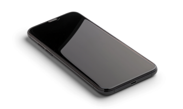 Black Smartphone Isolated