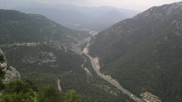 The Cilician Gates or G&uuml;lek Pass in Cilicia, Tarsus, Mersin.