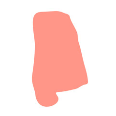 ALABAMA  vector map