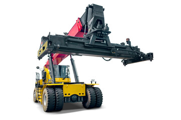 Reach stacker. Terminal loader for containers.