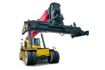 Reach stacker. Terminal loader for containers.