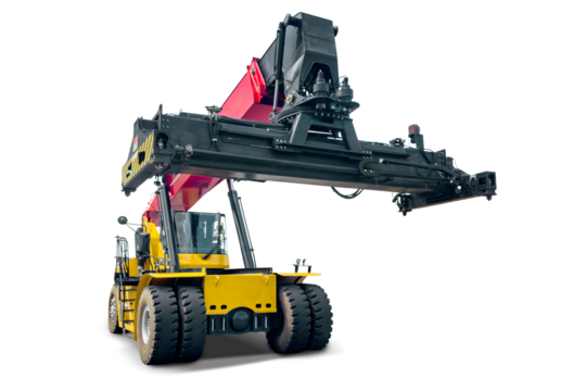 Reach stacker. Terminal loader for containers.