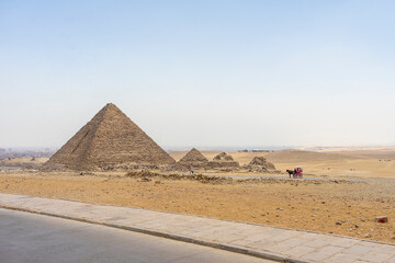 The Gaza Pyramid in Egypt is a huge structure believed to have been used as a royal tomb in the...