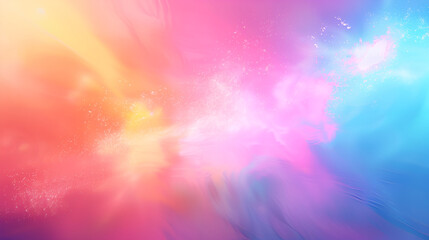 Obraz premium A colorful background with a blue line and a yellow line - stock background,Abstract light golden gradient festive bokeh background with glitter sparkle blurred circles 