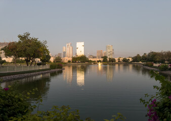 Fototapeta premium Springs 7 neighbourhood in Dubai