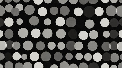 black and white dots