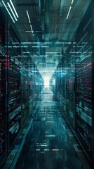 Obraz premium Advanced data extraction techniques There are cutting-edge technologies and sophisticated tools designed to process and analyze vast amounts of digital data.