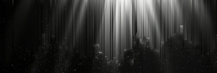 A black and white photo showing a diverse group of individuals standing together