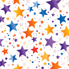 Fototapeta premium white background with stars