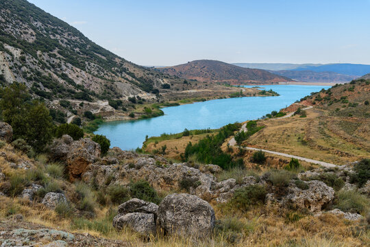 EMBALSE DE LAS PARRAS. MART&Iacute;N DEL R&Iacute;O. TERUEL. ARAG&Oacute;N. ESPA&Ntilde;A