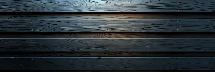 A light shines brightly on a dark wood wall, creating a striking contrast between the illuminated area and the shadows