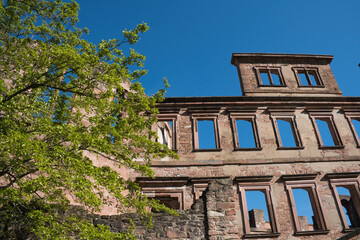 Castle of Heidelberg located in Germany