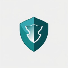 security symbol logo design in green and grey
