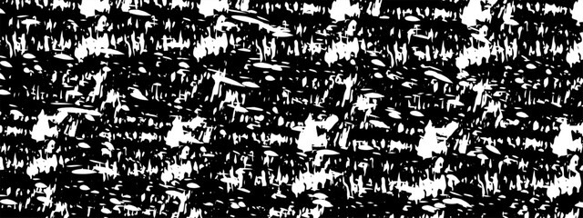 Grunge glitchcore aesthetic. Brush stroke texture elements. Abstract trendy background. Vector illustration.