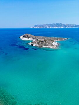 Prasonisi Island next to Prassa Beach in kimolos Island