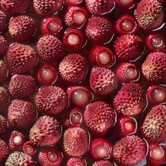 lychees full background

