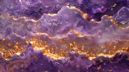 soft purple abstract background endy marble texture elegant design with fluid hand drawn art golden veins minimal luxury backdrop graphic wallpaper for print wall picture fashion pattern, abstract