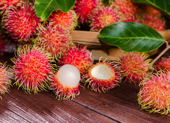Rambutan is one of the most popular tropical fruits. Rambutan has a sweet taste, soft texture and is similar to lychee.