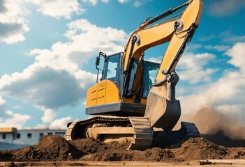 Obraz premium excavator at work