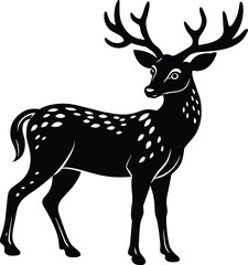 Deer Silhouette Vector illustration design