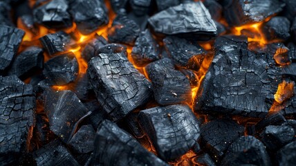 Close Up of Pile of Coal